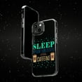 thumbnail image 6 of DistinctInk Clear Case for Apple iPhone 15 Pro MAX (6.7" Screen) - Sleep A Poor Substitute For Caffeine, 6 of 9