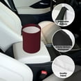 thumbnail image 6 of Easygdp Maroon Car Trash Can Garbage Car Accessories Trash Can Car Waste Bin for for Driver and Passenger Any Vehicle, 6 of 7