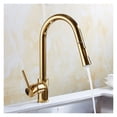 thumbnail image 4 of Pull Out Kitchen Faucets Silver Single Handl Gold Kitchen Faucet Sink Tap Single Hole Rotating Water Mixer Tap Mixer Tap ,Easy to Install, 4 of 7