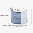 thumbnail image 3 of NOKIO Female One Strap Handbag Female One-Shoulder Canvas Bag, Womens Multi Pocket Casual Crossbody Bag Ladies Waterproof Shoulder Messenger Bag Handbag For Daily Use Travel, 3 of 3