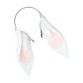 thumbnail image 2 of Diadema con orejas de conejo Yinane peluche para cosplay fiestas carnavales Halloween rosa, 2 of 8