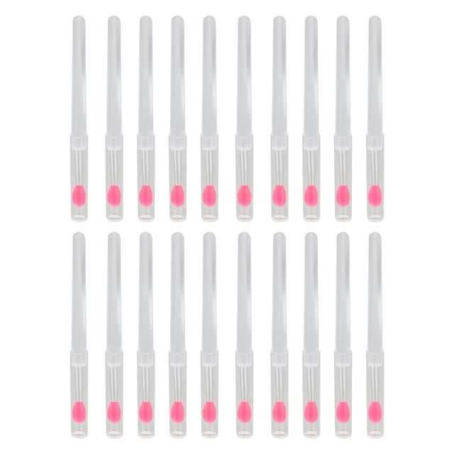 Pincel de silicona para lápiz labial, 20 piezas Pincel de silicona para lápiz labial Pincel de silicona para lápiz labial Acabado de lujo