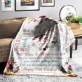 thumbnail image 2 of Women Birthday Series Blanket, Birthday Gifts for Women 75, Birthday Gifts for Wife Mother Sister, 75th Birthday Creative Blanket Gifts, Decorative Gifts, Women Birthday Memorial Blanket., 2 of 5