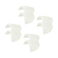 thumbnail image 1 of 4 pares de almohadillas para hombros, almohadillas para hombros de disfraz pequeñas y transpirables de esponja de 1 cm de grosor para ropa de mujeres y hombres, blancas, 1 of 6