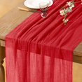 thumbnail image 4 of Table Runner DeZerlor, gasa roja, 89 x 305 cm, 2 unidades, 4 of 7
