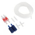 thumbnail image 4 of Aquarium Air Pump Accessories, Standard Accessory Kit For Most Aquarium Air Pumps 3-way Switching Valve With 2 Air Hoses 2 Check Valves 2 Air Stones 4 Connectors, 4 of 8