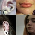 thumbnail image 4 of 70pcs Piercing Kit Stainless Steel Opal Lip Nose Tongue Tragus Cartilage Eyebrow Belly Rings Piercing Jewelry, 4 of 4