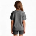 thumbnail image 3 of CCRFTGI 4th of July Girls' Clothing Sets Summer Outfits Size 7-8 Patriotic Cute Two Piece Outfits Athletic Freedom 250th anniversary T Shirts Top and Shorts Clothing Sets Gray 9-10 Years, 3 of 5