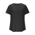 thumbnail image 3 of jtjvou Women's Long Workout Tops,Short Sleeve Mesh Open Back Loose Fit Gym Athletic Running Shirts Exercise Tee Black XXL, 3 of 8