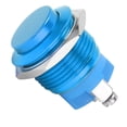 thumbnail image 4 of Bouton Poussoir Métallique Autoréinitialisation Étanche en Acier Inoxydable Normalement Ouvert 16mm 220V (Bleu), 4 of 11