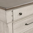 thumbnail image 5 of Roundhill Furniture Walcott 5-Drawer Bedroom Chest, Weathered Dusty-taupe Finish, 5 of 9