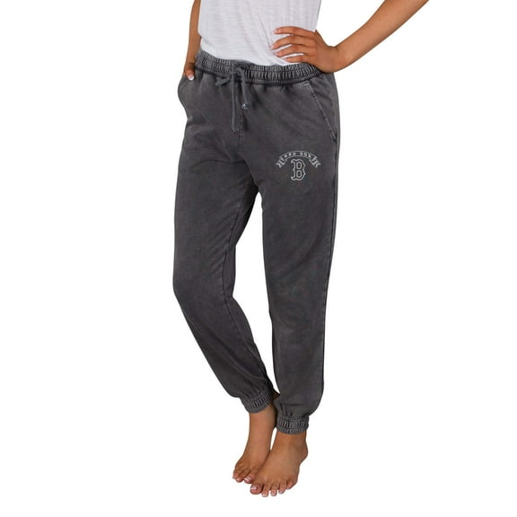 Women's Concepts Sport Charcoal Boston Red Sox Mist French Terry Jogger Pants