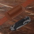 thumbnail image 2 of pangttianRetro Leather Knife Sheath with Belt Clip â Handmade Horizontal Carry Holster for Folding/Pocket Knives, Leather Scabbard for Men (Black/Brown/Coffee), 2 of 5