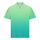 thumbnail image 5 of Camisas de Manga Larga para Hombres Impresos Girar Hacia Abajo Botones de Cuello Lateral Dividido, Casual Blusa de Manga Corta, 5 of 6