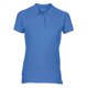 thumbnail image 1 of Gildan- Polo de manga corta de algodón Premium de piqué doble para mujer (Azul Flo), 1 of 3