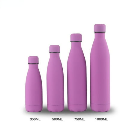 

350/500/750/1000ml Insulated Stainless Steel Water Bottle Thermos Mug Rubber Painted Surface Vacuum Flask Coffee Cup Bottle