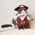 thumbnail image 2 of Poliéster Lindo Durable Mascota Ropa de Halloween Pirata Disfraz divertido Vestir para gatos Perros(S), 2 of 8
