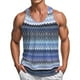 thumbnail image 1 of Camiseta sin mangas de cuello redondo para hombre, cuello redondo ahuecado, estilo playero informal de verano, holgada, sin mangas, a rayas, cuello redondo, sin mangas, para hombre, 1 of 4