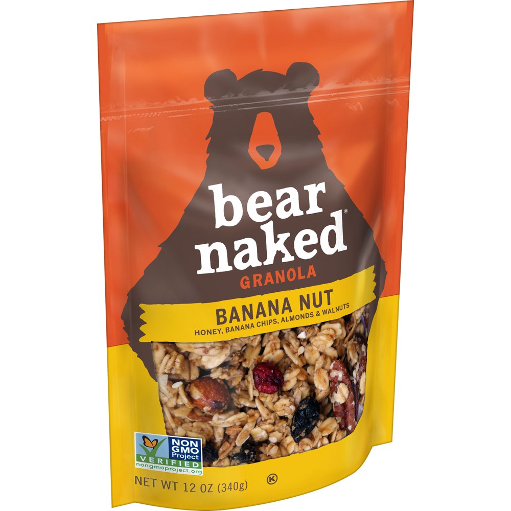 Bear Naked Granola Cereal, Vegetarian, Breakfast Snacks, Banana Nut