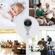 thumbnail image 3 of Interior, Nube 1080P, Hogar inteligente, Monitor de bebé con cámara, Rastreador de movimiento, Alerta de actid, Seguimiento automático Enchufe de Soledad Cámara de seguridad, 3 of 10