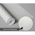 thumbnail image 6 of S4Sassy Geometric Knot Pattern Wallpaper Gray Walls Covering, 25" x 120" Self-Adhesive Vinyl Wall Paper, Decorative Wallwrap, Easy DIY Wall Covering For Bedroom, Living Room, Living Space, 6 of 9