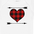 thumbnail image 4 of Inktastic Buffalo Plaid Valentines Day Heart Boys or Girls Baby Bodysuit, 4 of 5