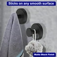 thumbnail image 3 of Suction Cup Hooks for Shower, Removable Towel Hooks for Bathroom, 3 of 7