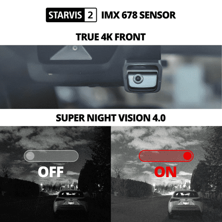 THINKWARE - U3000 4K UHD 1CH Front Dash Cam with Built-in GPS, Wi-Fi and Radar - Black