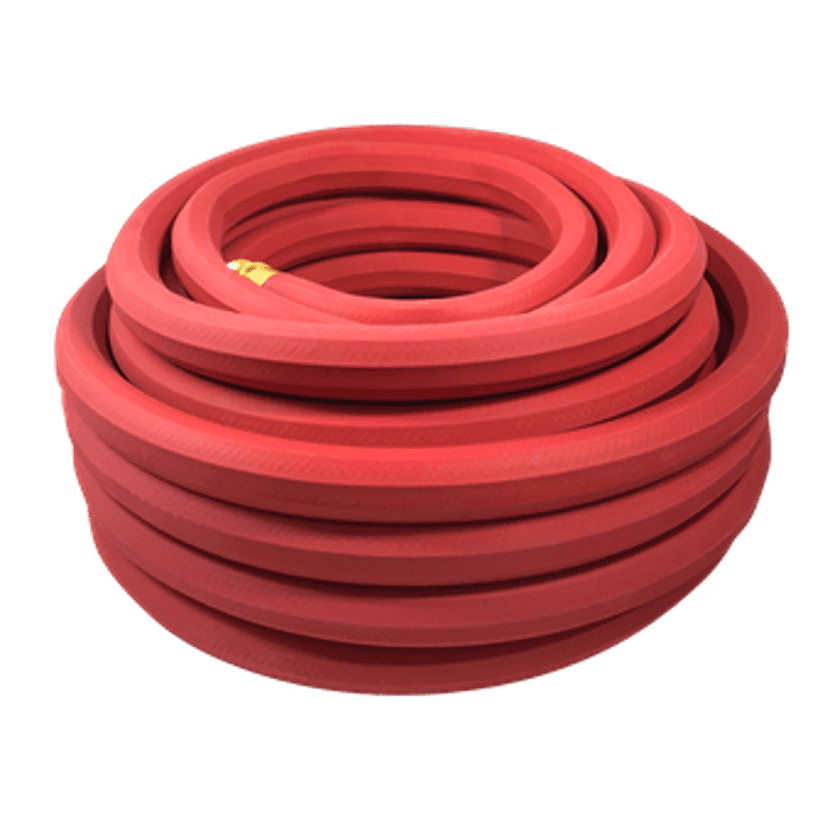 Flexon 1/2 x 50ft Red Hot Water Rubber Garden Hose