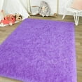 thumbnail image 4 of Lochas Luxury Fluffy Rugs Ultra Soft Shag Rug for Bedroom Living Room Kids Room, Children,6'x9',Purple, 4 of 8
