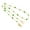 Green, variant on 1928 Jewelry Glass Bead Face Mask Chain Holder 22 Inches