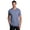Navy, variant on RBX Active Men's Textured Jersey Running T-Shirt Quick Drying Short Sleeve Gym Shirt
