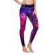 thumbnail image 1 of Pantalones de Yoga con Estampado de Estrellas Espaciales de de cinturo para Mujer, Mallas Elásticas para Entrenamiento de Pilates, Mallas - Púrpura, DYNWAVEMX Pantalones de Yoga para mujeres, 1 of 8