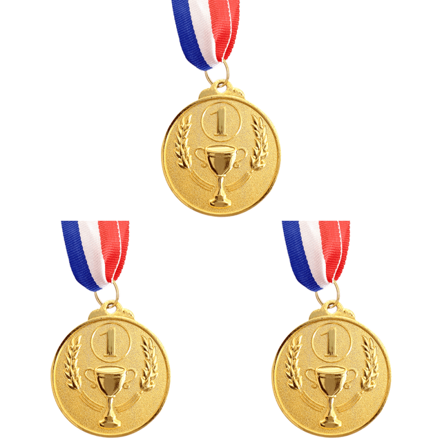 Medalla Trofeo Premios Accesorios Trigo Recompensa Al Ganador Por Competencia Deportiva (Oro)
