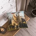 thumbnail image 5 of KLL Cute Prairie Sheep Herd Decorative Throw Pillow Covers Velvet Soft for Couch Sofa Bedroom Living Room Outdoor (No pillow core)- 18"x18", 5 of 5