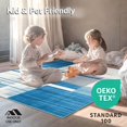 thumbnail image 4 of ODIKA 6'x9' Machine Washable Non-Slip Area Rug, Vista Urban Grid High Traffic Rug, Blue, 248585, 4 of 7