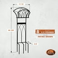 thumbnail image 2 of Liberty Garden LBG116 Steel Decorative Garden Hose Stand with Gothic Design, 2 of 7