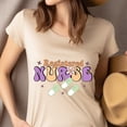 thumbnail image 4 of Registered Nurse T-Shirt for Women, Retro Colorful Graphic Tee, Ash, Size XL, 4 of 6