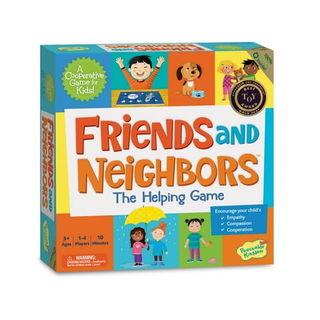 UPC: 0643356057016 | Peaceable Kingdom Friends & Neighbors Matching Game – Cooperative Game for Kids – 1 to 4 Players – Ages 3+