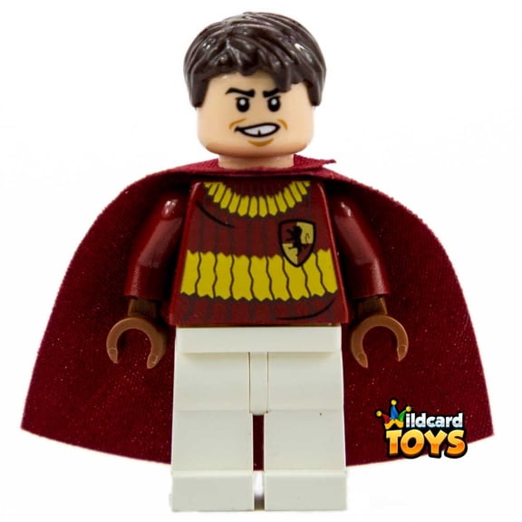 LEGO Harry Potter: Oliver Wood, Dark Red Quidditch Uniform Minifigure