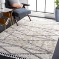 thumbnail image 2 of SAFAVIEH Marrakesh Beryl Diamond Polyester Area Rug, Beige/Grey, 3' x 5', 2 of 8