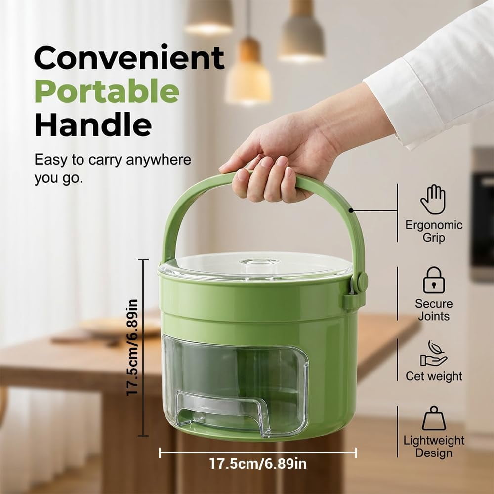 Ice Cube Tray with Lid and Bin, 25/50 Cube Press-Type Ice Maker Tray with Easy Press Lid, BPA-Free Compact Ice Cube Maker with Handle, Portable Ice Bucket for Freezer, Whiskey Cocktail