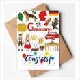 thumbnail image 1 of Germany Landscap Animals National Flag Wedding Cards Congratulations Greeting Envelopes, 1 of 3