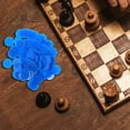 thumbnail image 2 of Blue Plastic Bingo Game Chips for Prank Use Durable with Round Edges 100pcs, 2 of 9