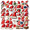 3A, variant on cartoon Santa Hat Stickers, Waterproof Santa Hat Sticker for Water Bottle Laptop Phone Cases Planner Skateboard Luggage Helmet Party Favor Decor, Ideal for Adults Teens Teacher Rewards