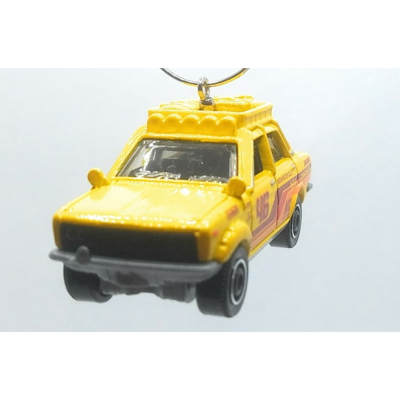 Christmas Ornament for 1970 Datsun 510 Rally Yellow