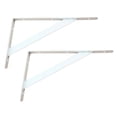 thumbnail image 1 of GROWTH TANK 2 Pcs Support d'Étagère Mural en Forme d'Angle 250x160x2mm, 1 of 9