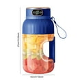 thumbnail image 3 of Multifunctional Portable Juicer Cup With Digital Display 2024 New Portable Smoothie Portable USB Rechargeable Juice Cup, 3 of 5