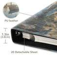 thumbnail image 4 of Leather Cover Photo Album 80 Pockets 4x6 Photos Bookshelf Picture Album Boats Chairs Lakehouse, 4 of 9