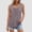 Brown, variant on Tqcoqu Women's Lightweight Breathable Pleated Tank Top, Scoop Neck Sleeveless Curved Hem Casual Tunic,Army Green,Women's S-XXXXXL